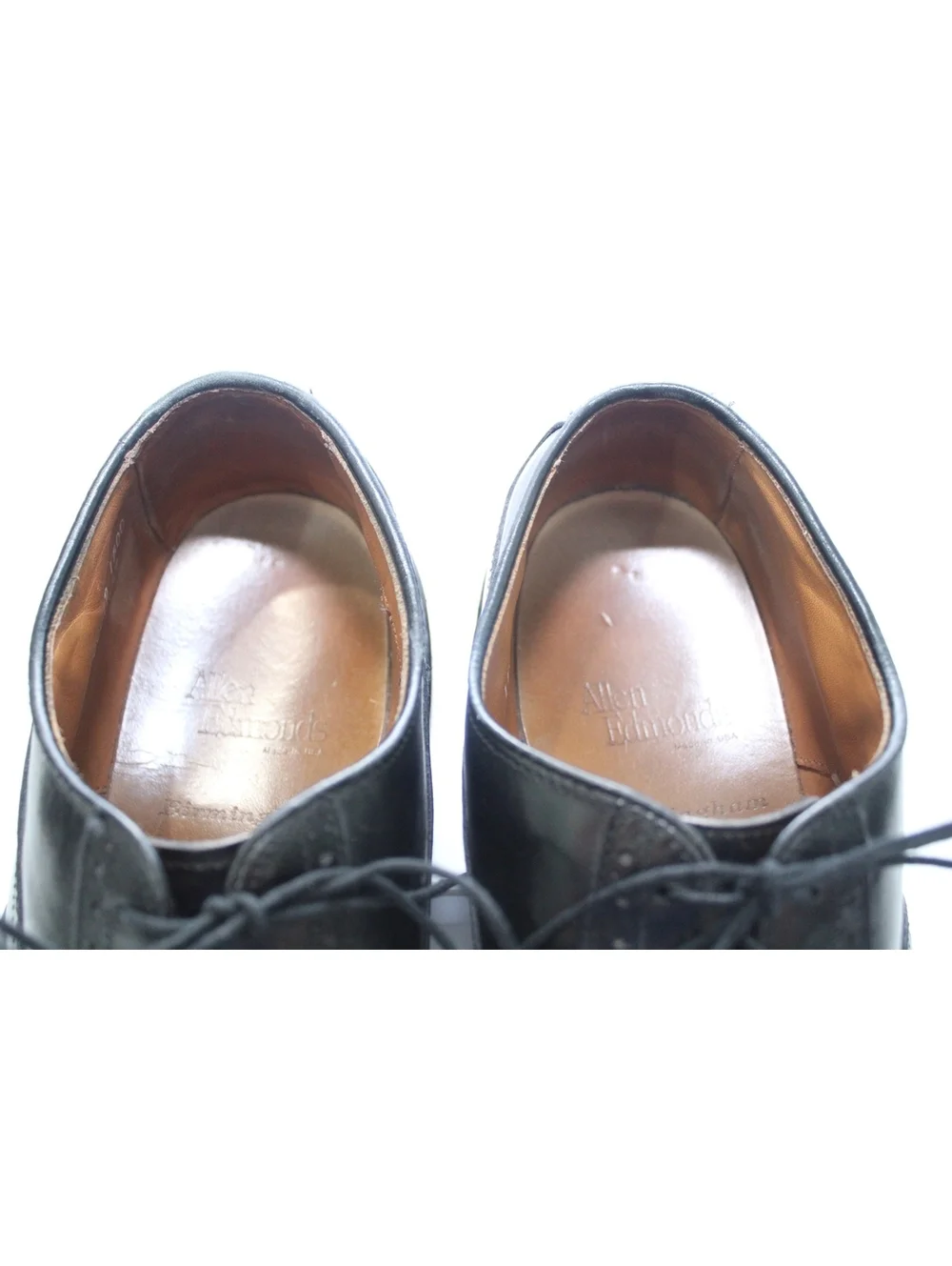 Allen Edmonds Birmingham Black Leather Oxford WingTip Dress Shoes Mens Sz 11.5 D